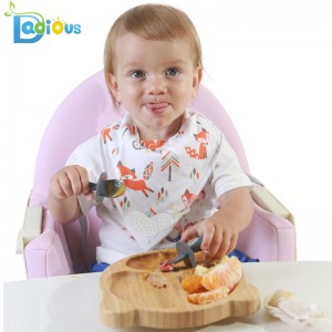 Bestseller Erste Selbsternährung Baby Utensilien Short Kleinkind Löffel Lebensmittelqualität PP Löffel und Gabeln für Baby-Training