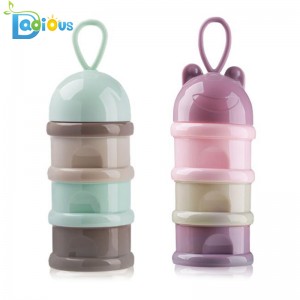3 Schichten Baby Milchpulver Container Baby Fütterung Reise Milchpulver Vorratsbehälter mit Griff